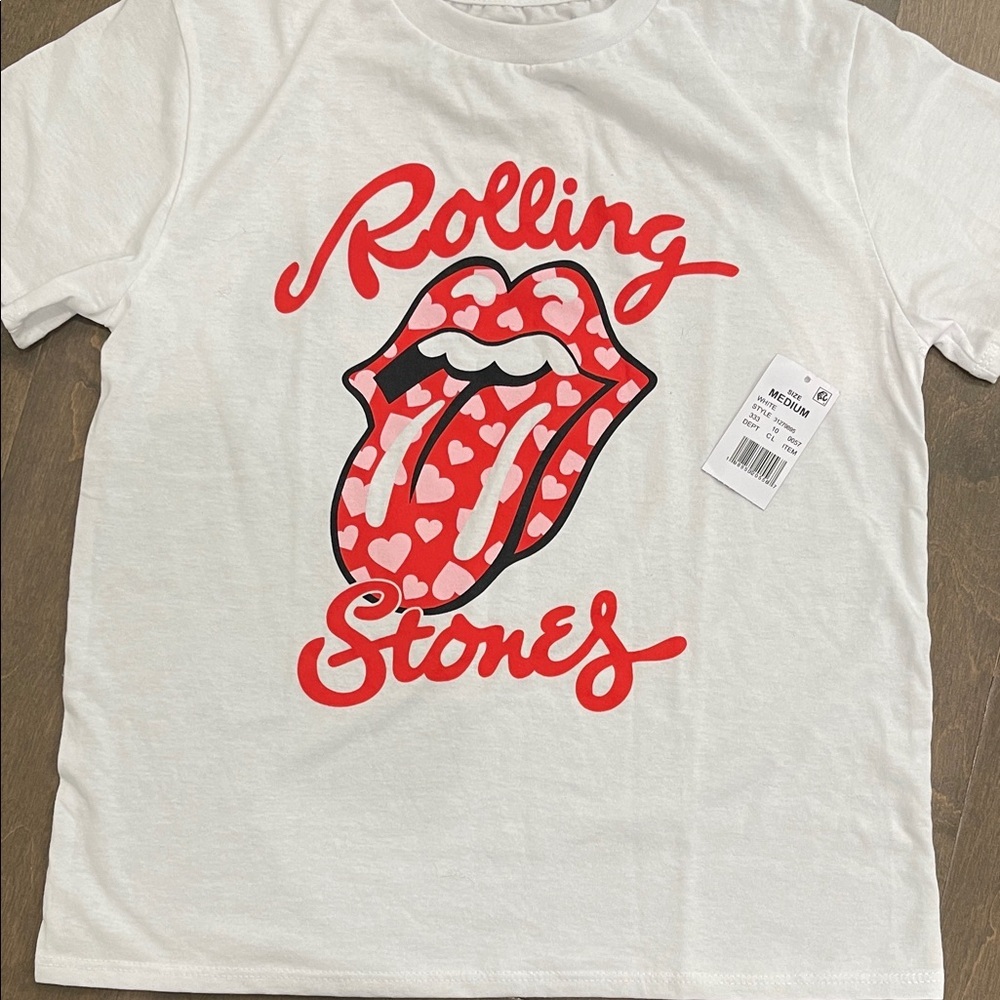 TheRolling Stones Kids White T-Shirt size M - Picture 5 of 6